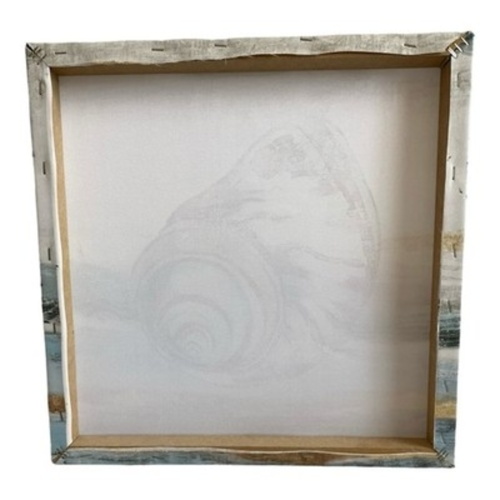 Pacific Touch Aimee Wilson Canvas Art Print SHELL Framed Wall Coastal Decor 16” - Picture 3 of 3